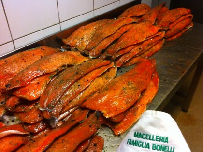 Salmerino salmone affumicato